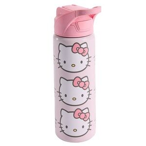 NWT Pottery Barn Kids Mackenzie Hello Kitty Critter Water Bottle 22 OZ Handle
